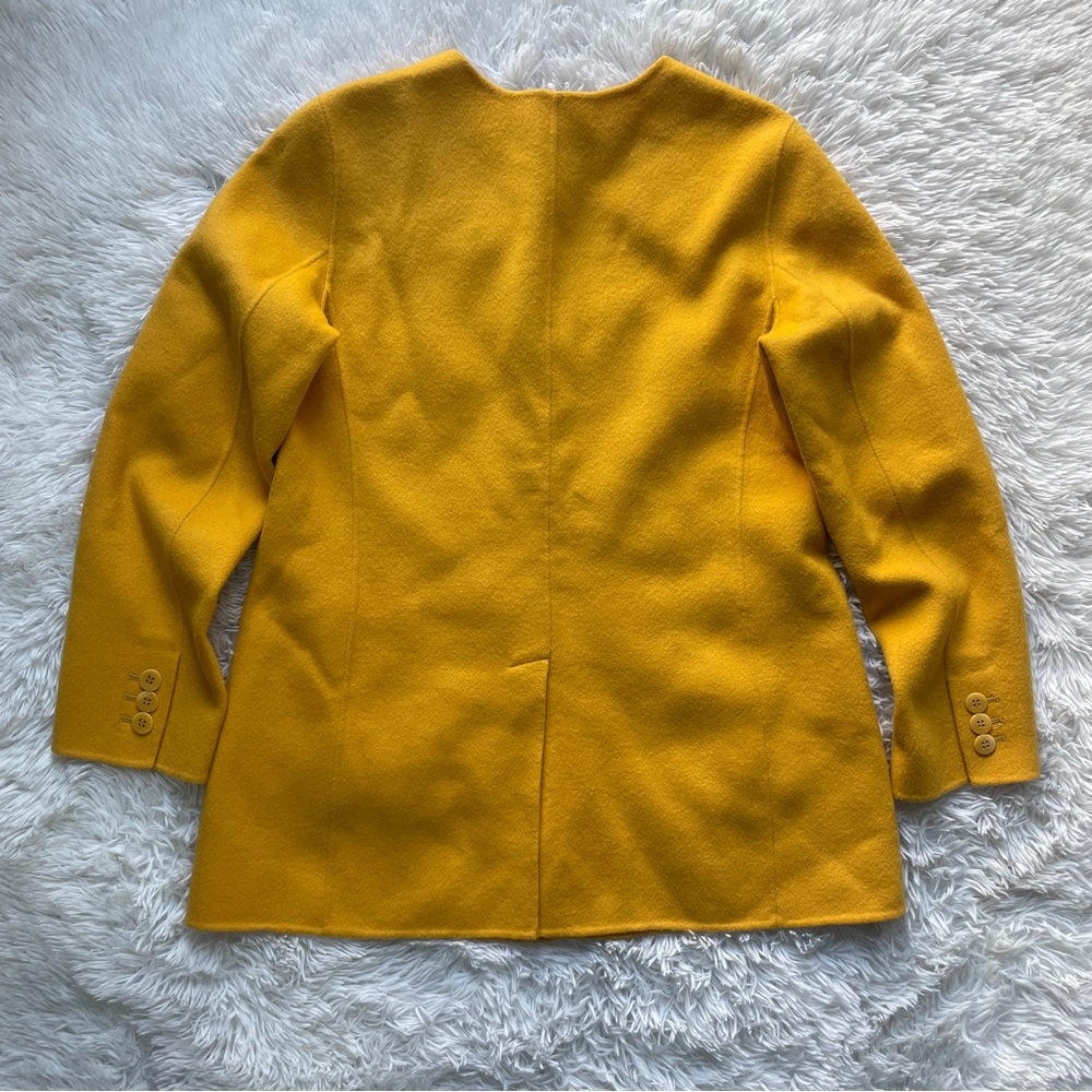 Talbots Wool Blend Collarless Button Down Jacket - image 6